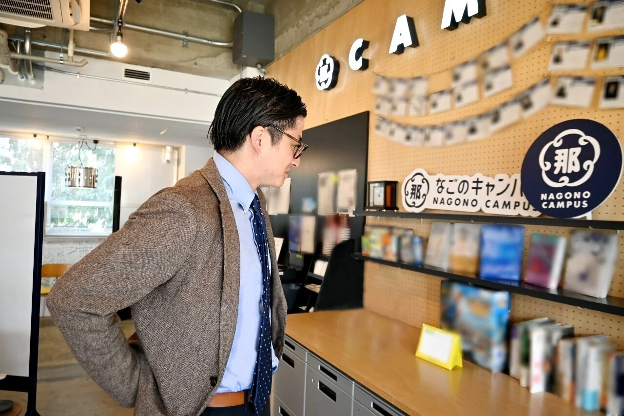 代表インタビューの様子